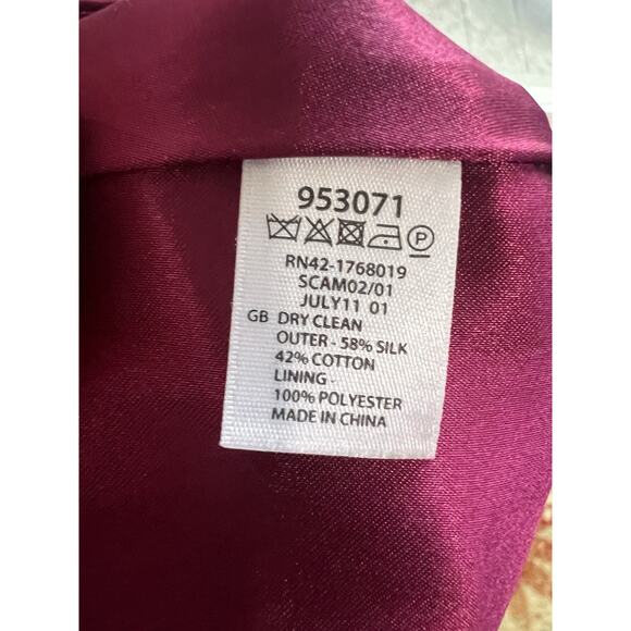 Monsoon Floral Silk Summer Wedding Occasion Dress London V neck Size 16 - Picture 6 of 8